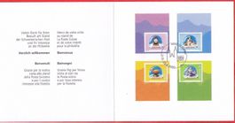 2000 Naba  St.Gallen Postfolder Geschenk gestempelt.