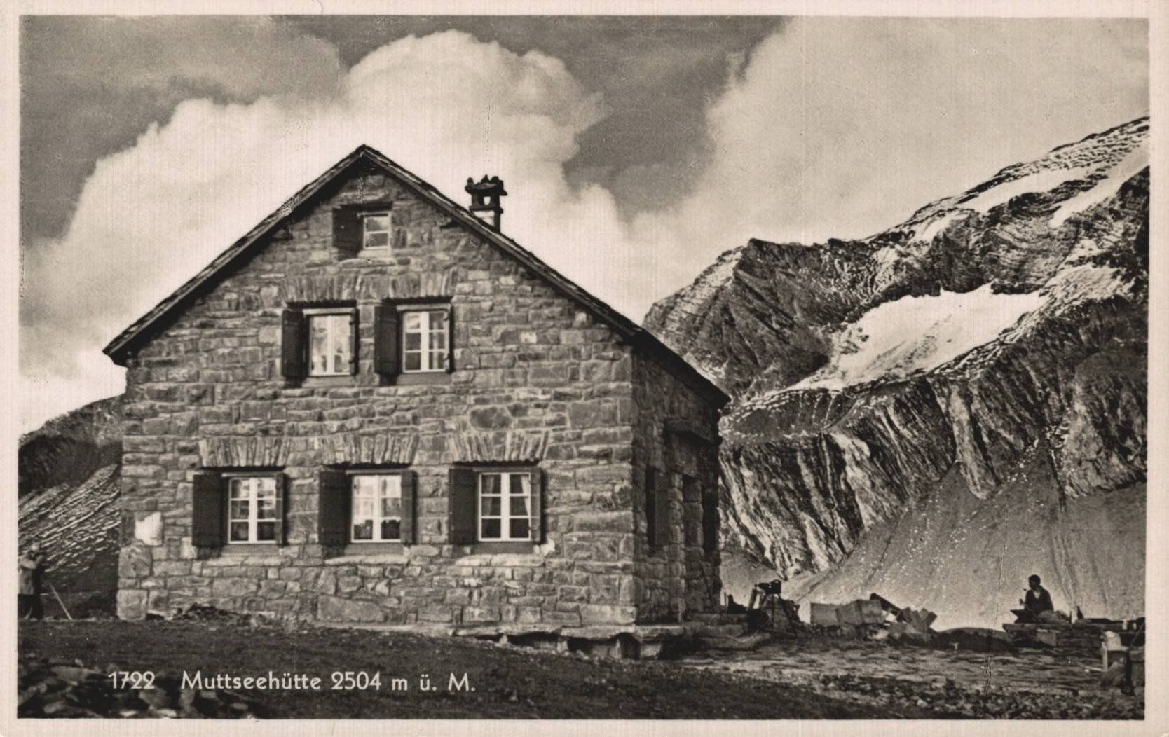 Cartoline postali: Ansichtskarte Muttseehütte – Usato da Oberkirch LU venduto da sa_kr