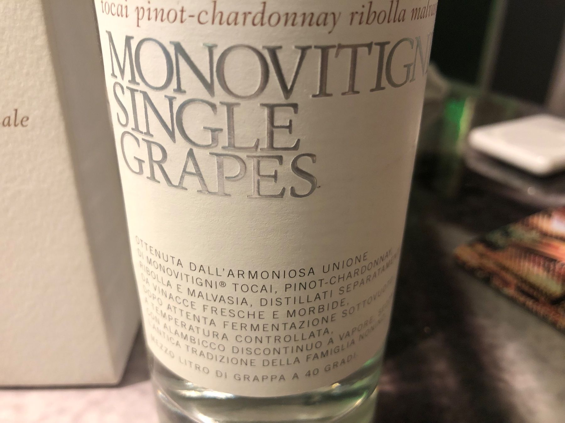 Bevande alcoliche: Grappa Monovitigni Single Grapes - Nonino Distillatori & Box – Nuovo e nell'imballaggio originale da Zürich venduto da good-rabbit 4