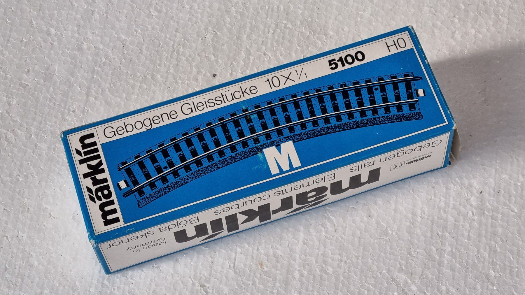 Märklin Modelleisenbahnen: Märklin 5100 M-Gleis gebogen – Gebraucht aus Ringgenberg BE von burritinio