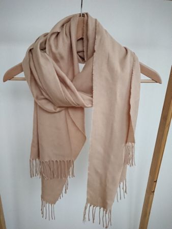 Weicher Damen Schal ca. 38cm x 170 cm Beige