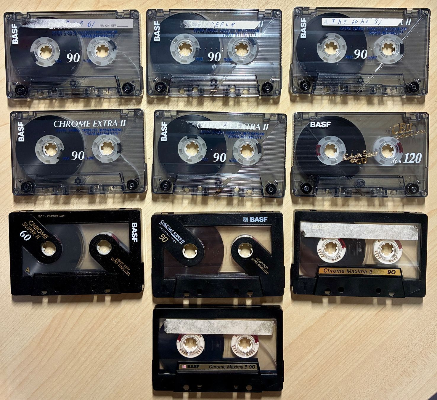 Musicassette: 10 Audio Kassetten BASF, Gebraucht, Vintage – Usato da Buchberg venduto da ICM-Tapefan-1961-MCS 2