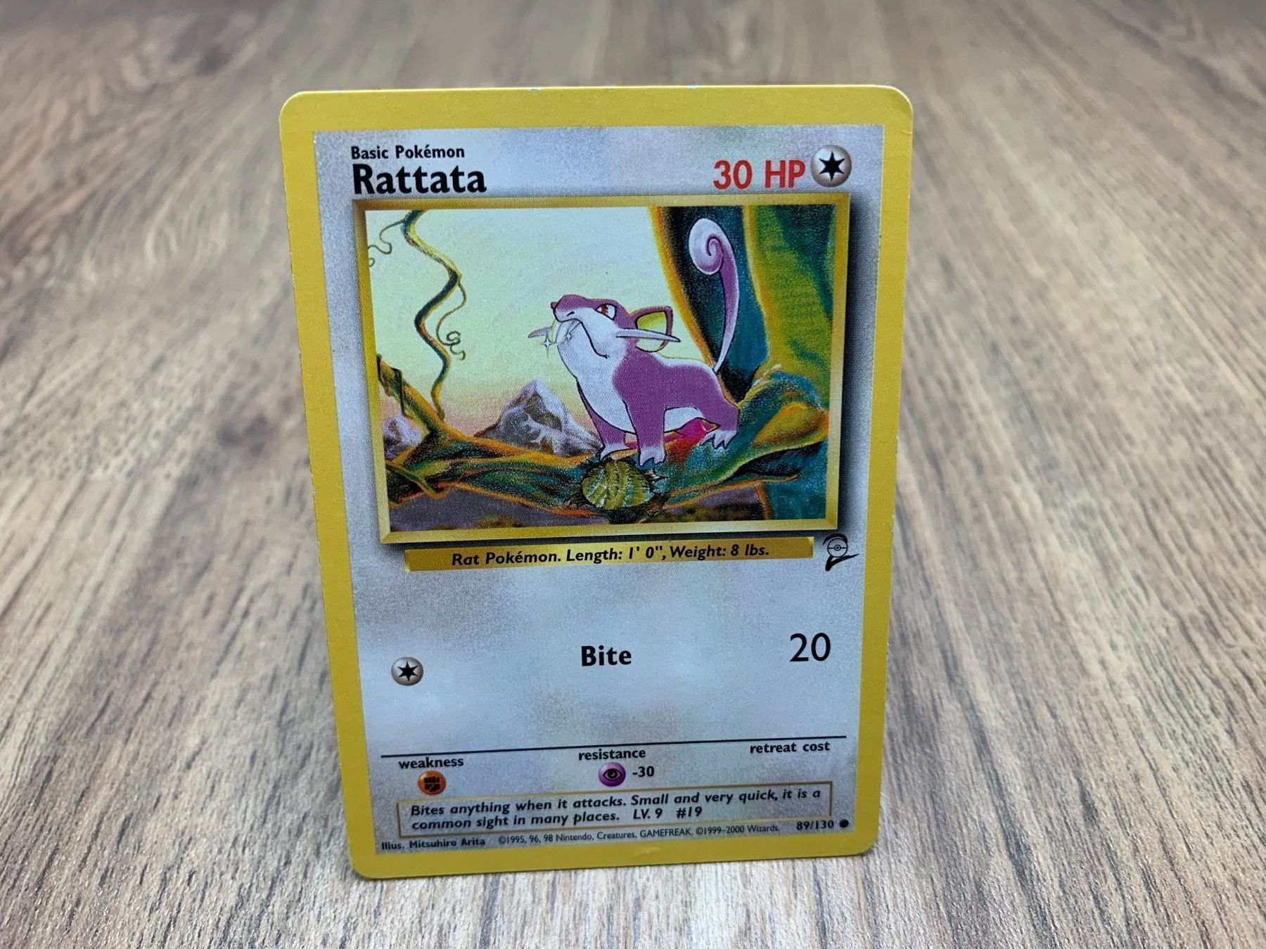 Pokémon Carte collezionabili: Pokemon Base set 2 Rattata 89/130 – Usato da Hallau venduto da R.R.91