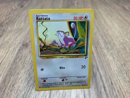 Pokemon Base set 2 Rattata 89/130