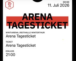 Winti Arena Tagesticket 11.7. Schweiz Viertelfinale