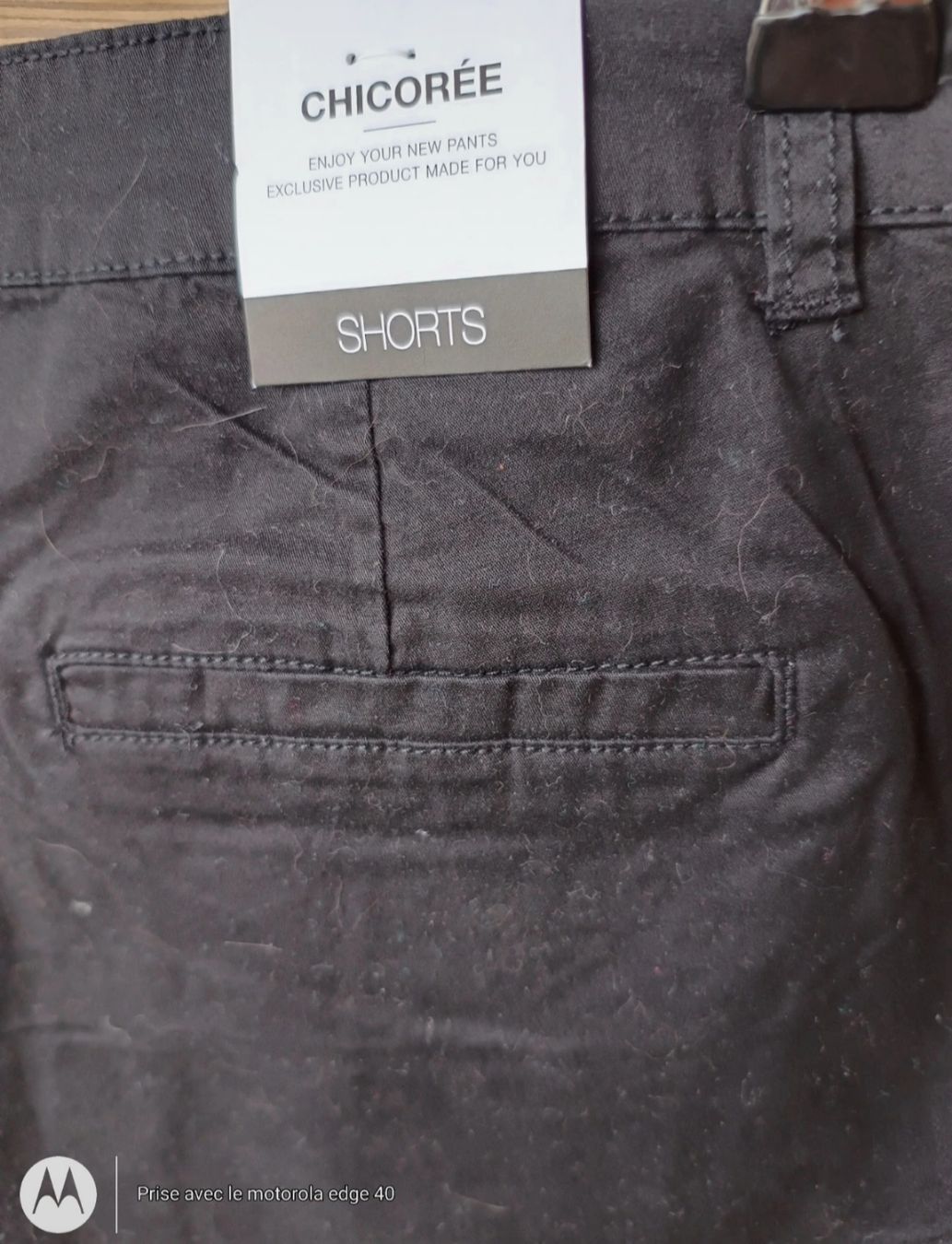Hosen: Chicorée Short noir en coton 38 - Neuf – Neu und originalverpackt aus Genève von Brachiopode 5