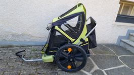Anhänger für Fahrräder, Kinder, Hunde oder Grills am See