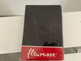 Fixleintuch von Fleuresse schwarz 180-200/210 cm Stretch