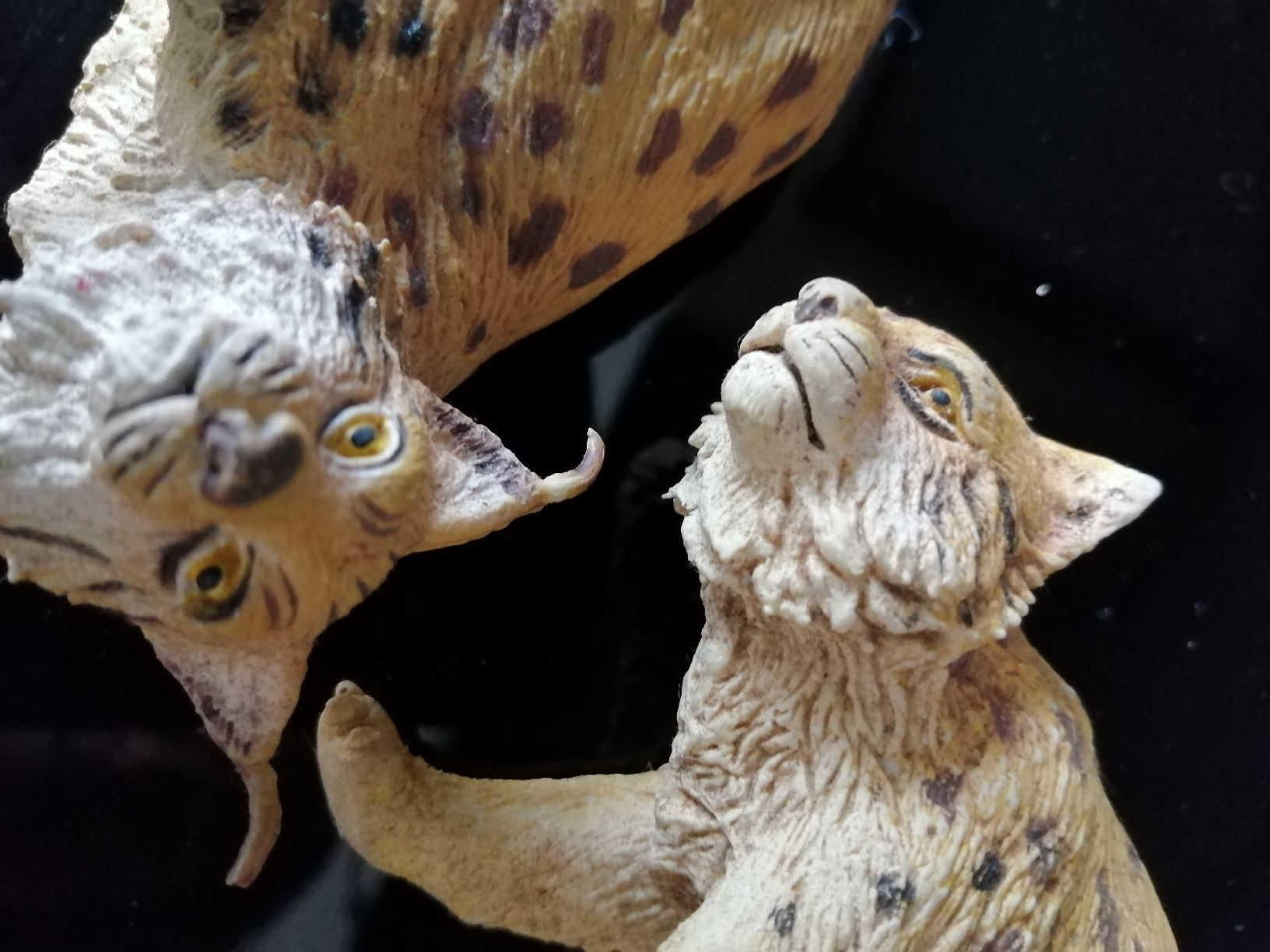 Statuette: 2 Tierfiguren Luchs, Top Zustand!  – Nuovo (secondo la descrizione) da Honau venduto da holunder3 2