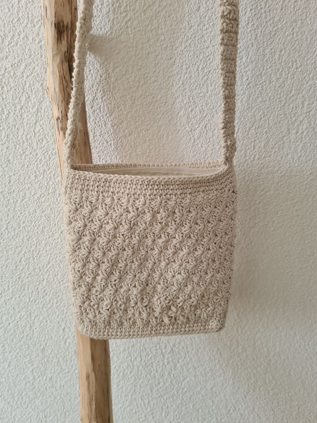 Borse & Zaini: Gehäkelte Umhängetasche, beige – Nuovo e nell'imballaggio originale da Bremgarten AG venduto da Deseodec