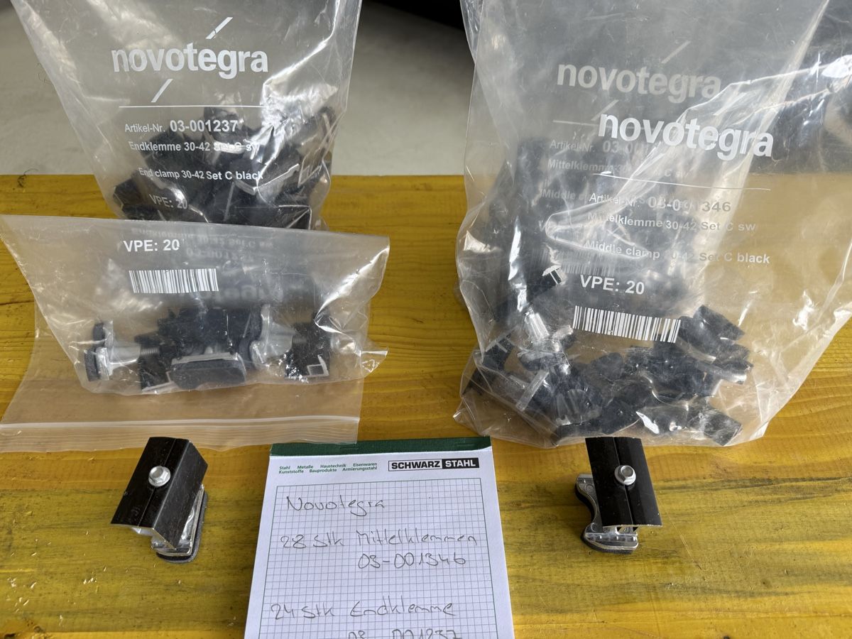 Novotegra Supporti a parete: Novotegra Schienenklemmen – Nuovo (secondo la descrizione) da Roggwil BE venduto da fengshui