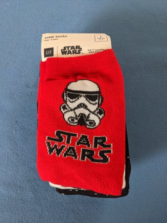 NEW 3-Paare Star Wars Socken für Jungen (EU 34-36)