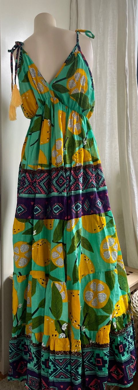 Kleider: Wunderschönes Maxi-Kleid Boho/Positano-Stil, Neu – Neu (gemäss Beschreibung) aus Zürich von Caracol1998 1