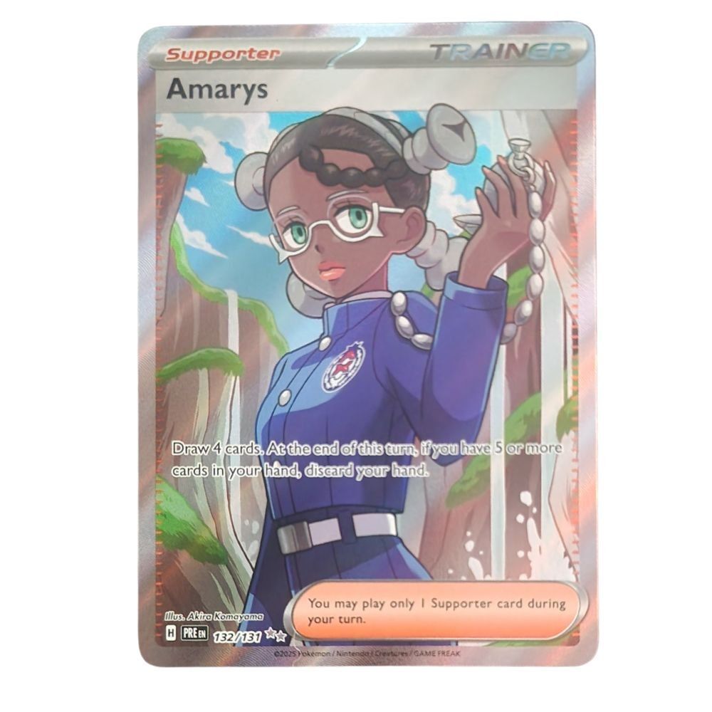 Pokémon Carte collezionabili: Amarys Trainer Prismatic Evolutions Pokemon – Usato da Genève venduto da Cardtreasure