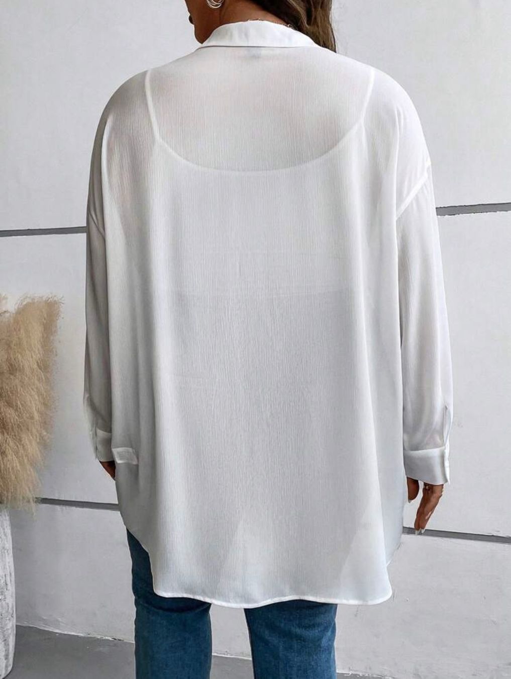 Shein Camicette: Oversize Hemd / Bluse weiss Gr. 56 / 58 / 60 – Usato da Pratteln venduto da a23_j2gs 2