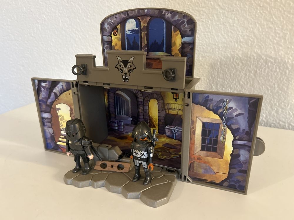 Playmobil Ritter Schatzkammer Mobilbox 6156 (Gebraucht) in Niedergösgen ...