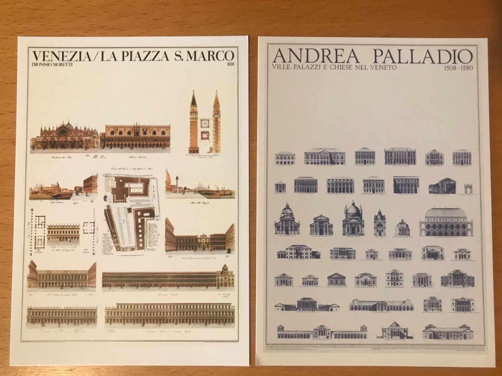 Cartoline postali: 2x Postkarten Architektur Venedig & Veneto – Usato da Luzern venduto da mey_s13