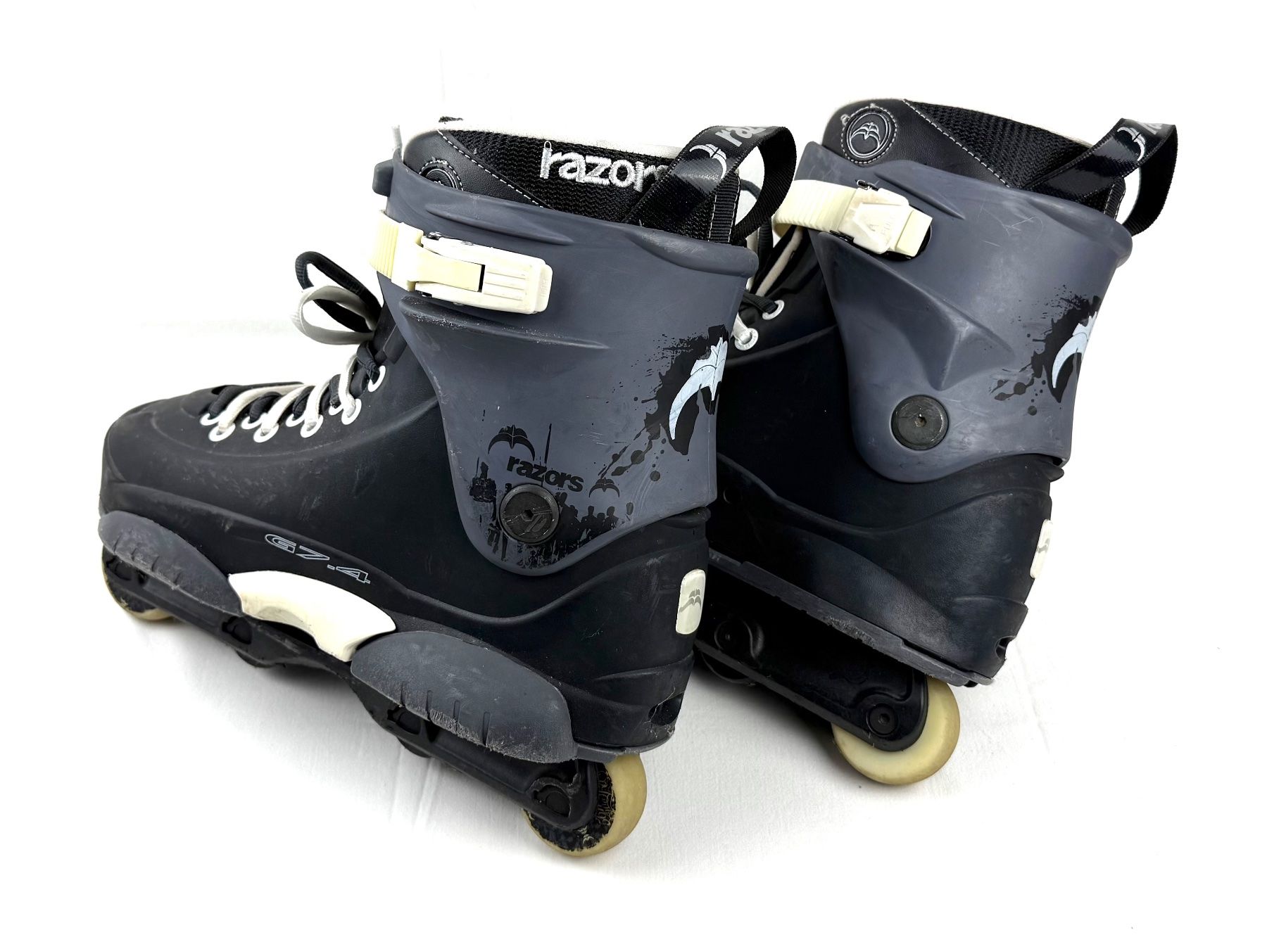 Pattini in linea & Pattini a rotelle: Razors G7.4 Agressive Inline Skates Gr. 45 – Usato da Lauwil venduto da fab_dnf5 1