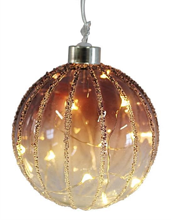 Tutte le decorazioni: Hänge Deko Kugel mit Licht D = 10 cm – Nuovo e nell'imballaggio originale da Wettingen venduto da Swala 2
