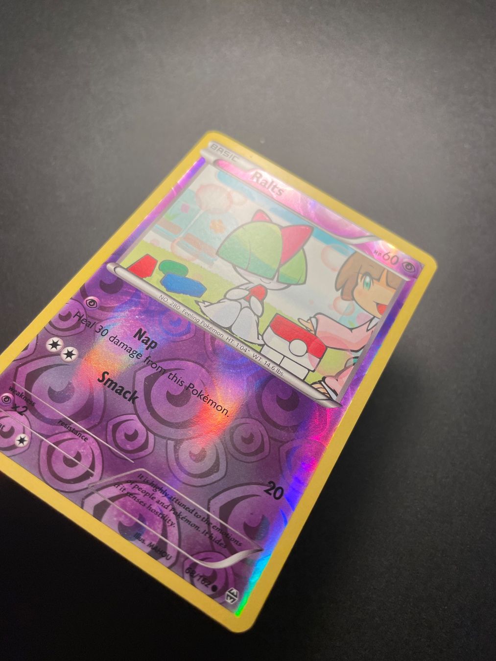 Pokémon Carte collezionabili: Ralts - 68/162 XY BREAKthrough Reverse Holo – Usato da Zürich venduto da pokemon_cards 1