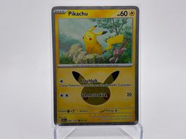 30 Jahre - Pikachu  (30C 46) - DE