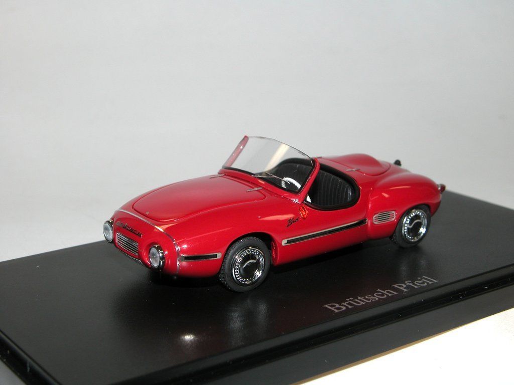Modellini d'auto: BRÜTSCH PFEIL MICRO CAR 1956 BUBBLE RED 1:43 CULT – Nuovo e nell'imballaggio originale da Suhr venduto da Moebelsiralfred