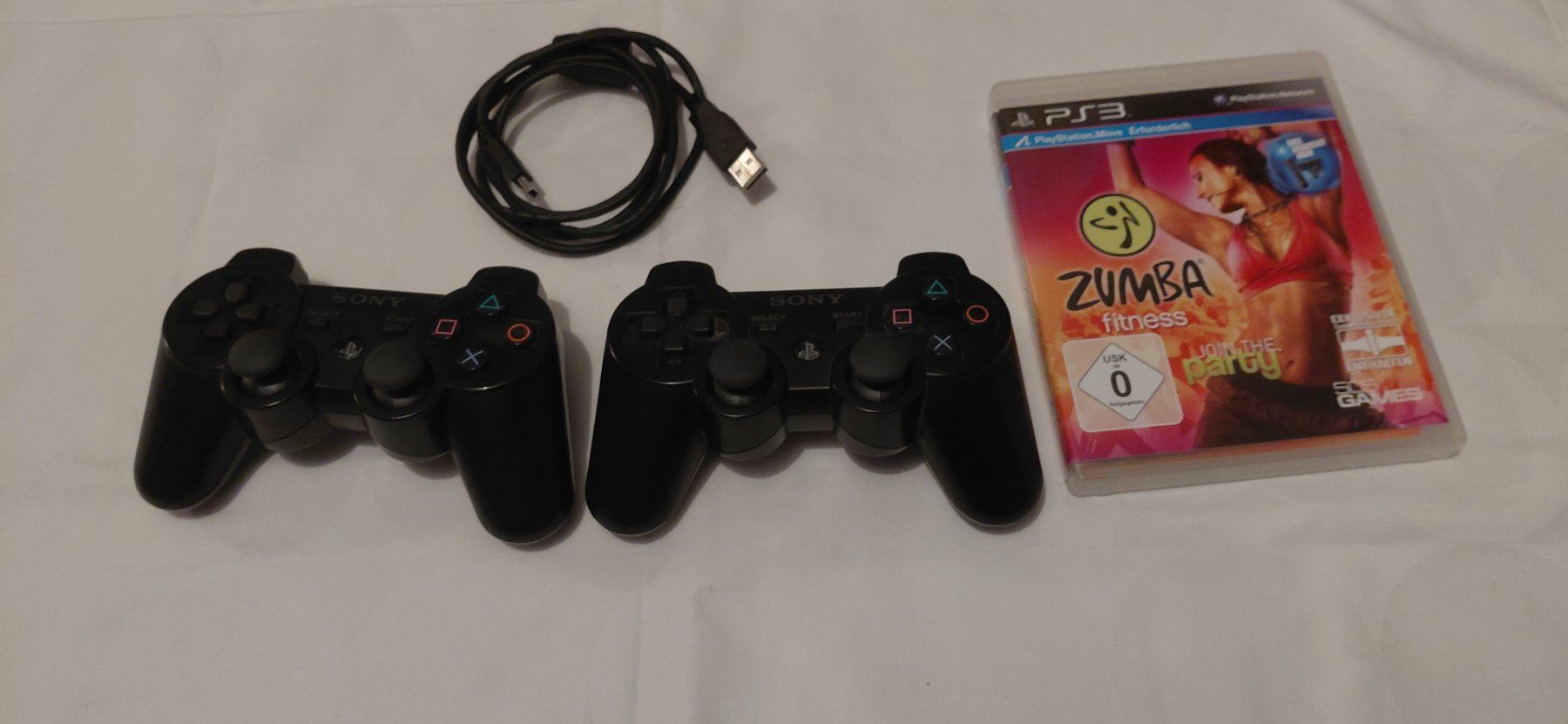 Sony Controller: PS3 Controller Original Duo Top Zustand / Ladekabel + Spiel – Usato da Gretzenbach venduto da Uli1980