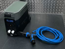 EcoFlow DELTA Pro 3.6 kWh + Zubehör Laden an E-Auto Station