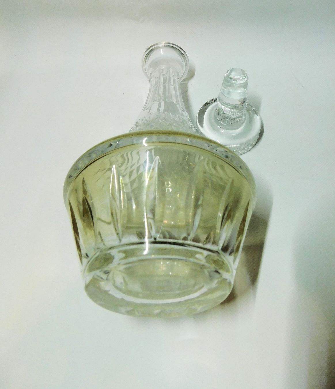Caraffe: Bleikristallkaraffe 1950er Longchamp" di Cristal d'Arques – Usato da Emmenbrücke venduto da Ulisse-22 2