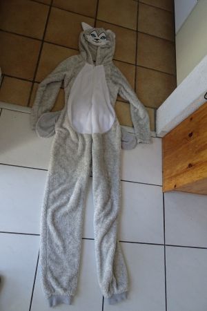 Kuschel Tier Anzug, Pyjama, Kleid, Kostüm Gr. S