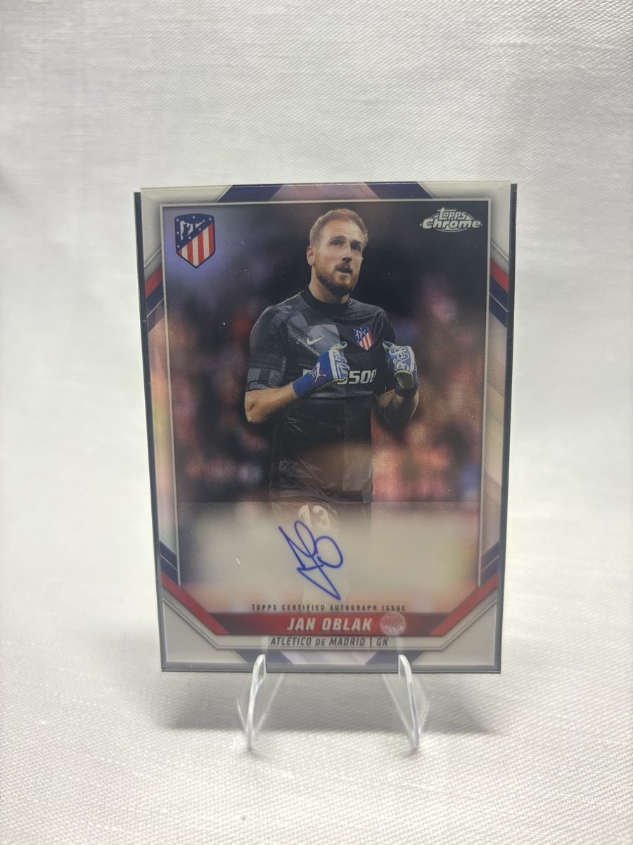 Topps Sammelbilder & Trading cards: Jan Oblak 2021/22 Topps Chrome Autograph Refractor 33/75 – Neu (gemäss Beschreibung) aus Horgen von Yannik22