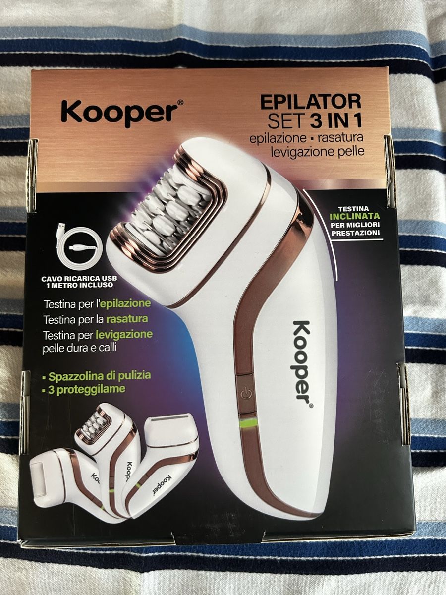 Epilatori: Kooper Epilator Set 3 in 1 – Usato da Bodio TI venduto da mel_6pmm