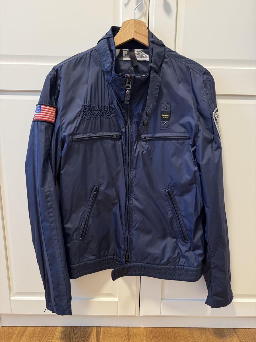 Jacken: Blauer Speedway Daytona Jacke, Gr. M – Gebraucht aus Jona von BB42