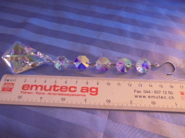 Tutte le decorazioni: 7 x Suncatcher Prisma Glaskristalle – Nuovo (secondo la descrizione) da Hinwil venduto da Glasperlen 8