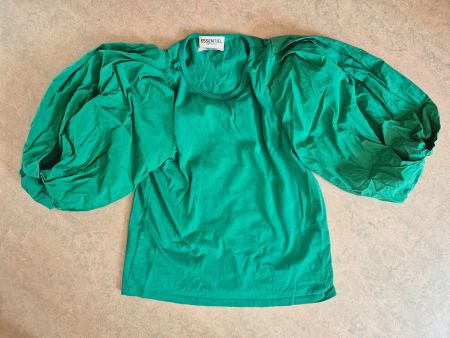 ESSENTIEL ANTWERP SHIRT PUFFÄRMEL S 36 , TOP ZU ROCK HOSE