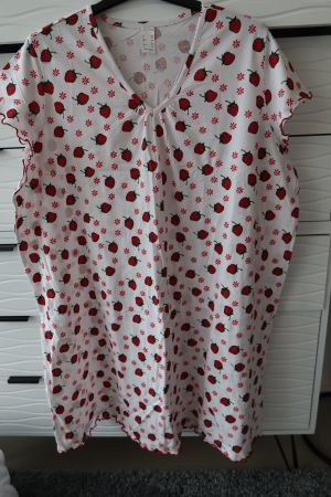 Damennachthemd Grösse 56/58, 100% Baumwolle - NEU