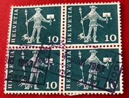 4 er Block Nr.356 mit Stempel