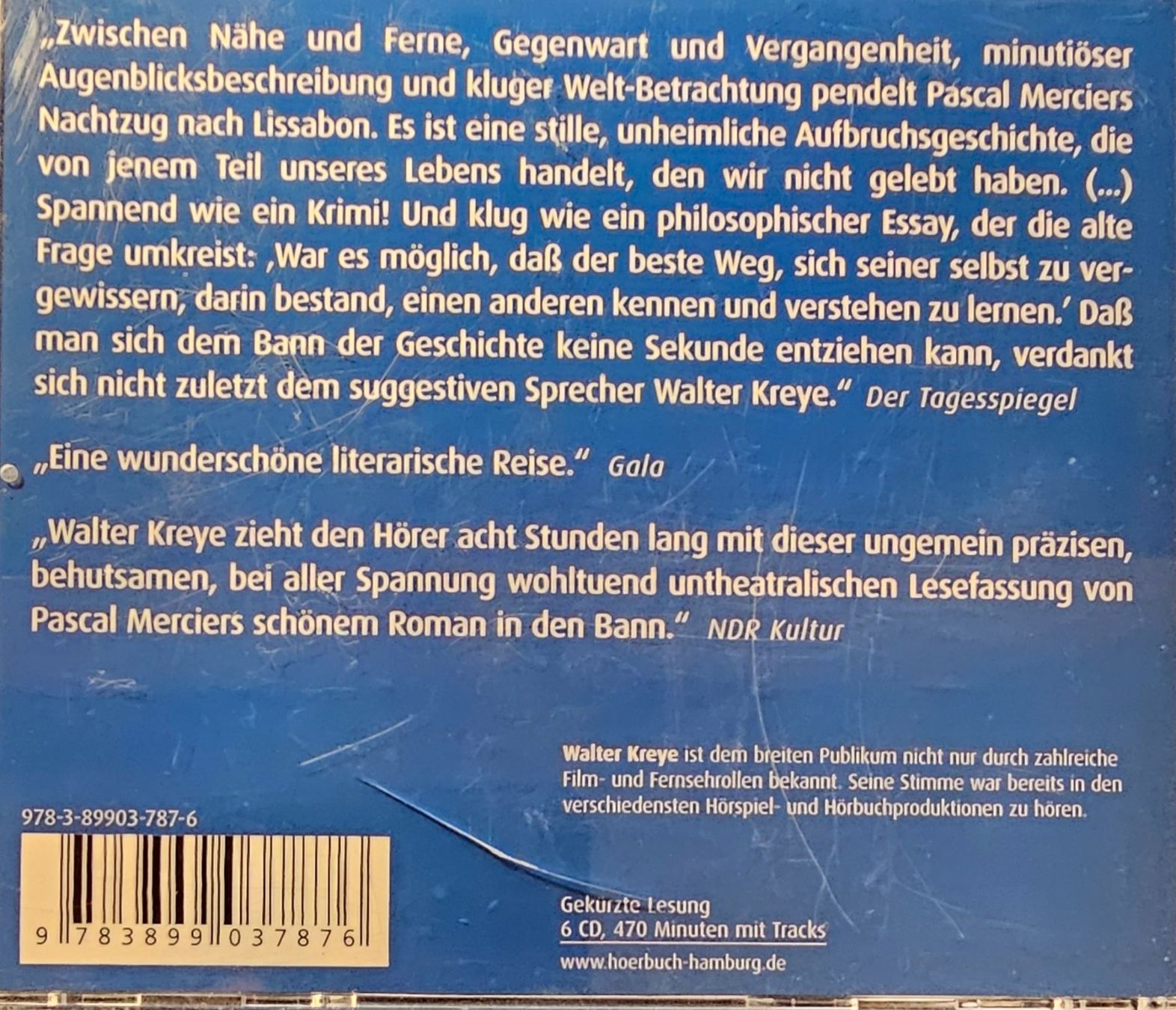 Audiolibri: Pascal Mercier - Nachtzug nach Lissabon – Usato da Wahlen b. Laufen venduto da Cg10 1