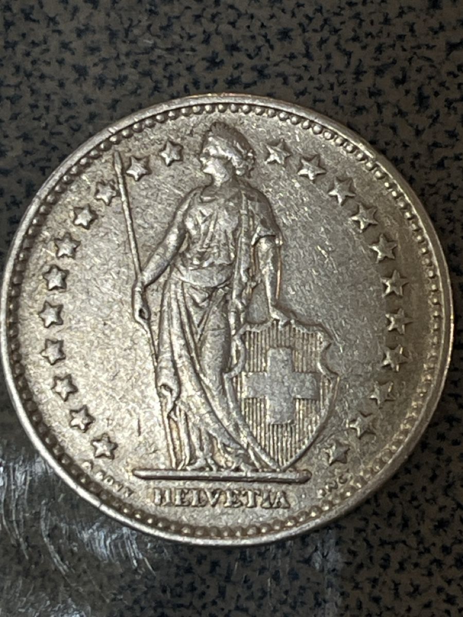 Tutti le monete: Deux francs 1928 B – Usato da Prangins venduto da Rodard8 1