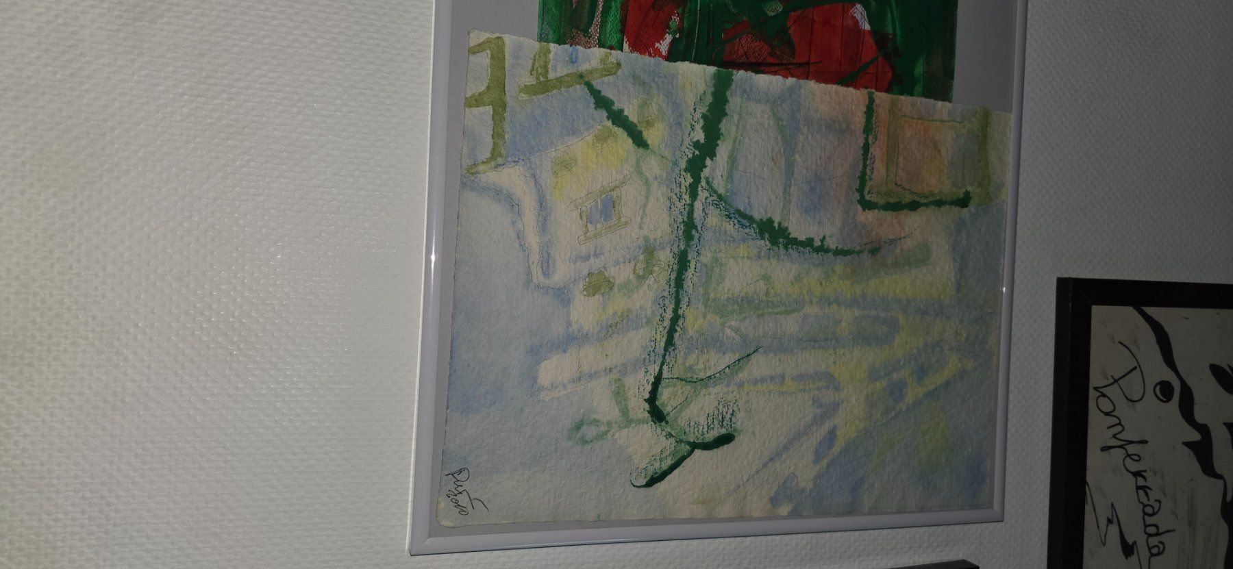 Dipinti: Abstrakte Aquarellmalerei von PUXI – Nuovo e nell'imballaggio originale da Zürich venduto da Toetsch 1