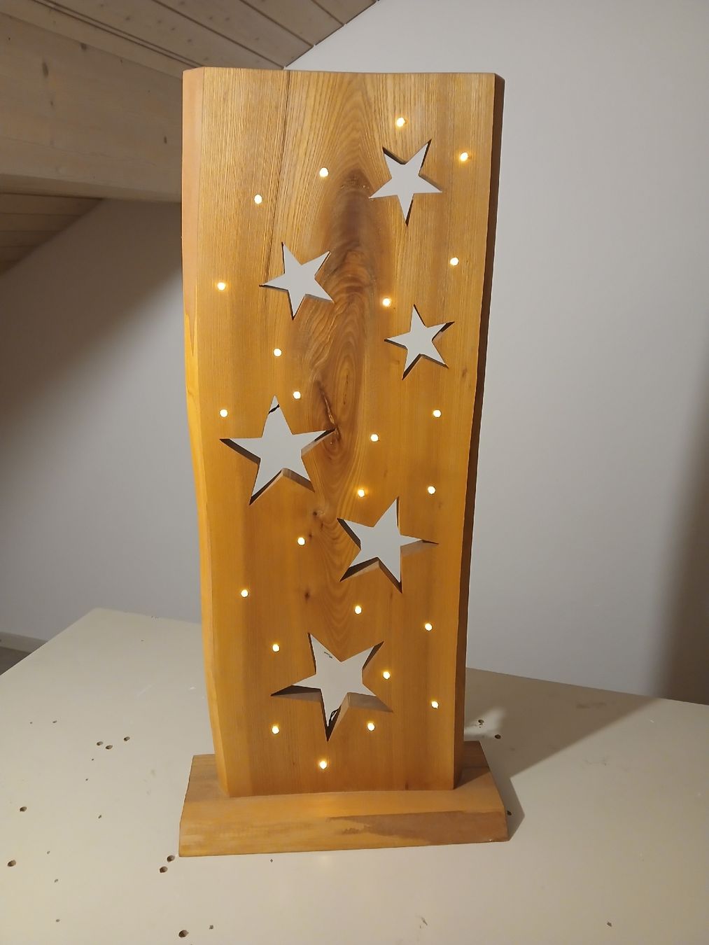 Articoli in legno: Weihnachtdeko Holzstern – Usato da Galgenen venduto da Leila46 2