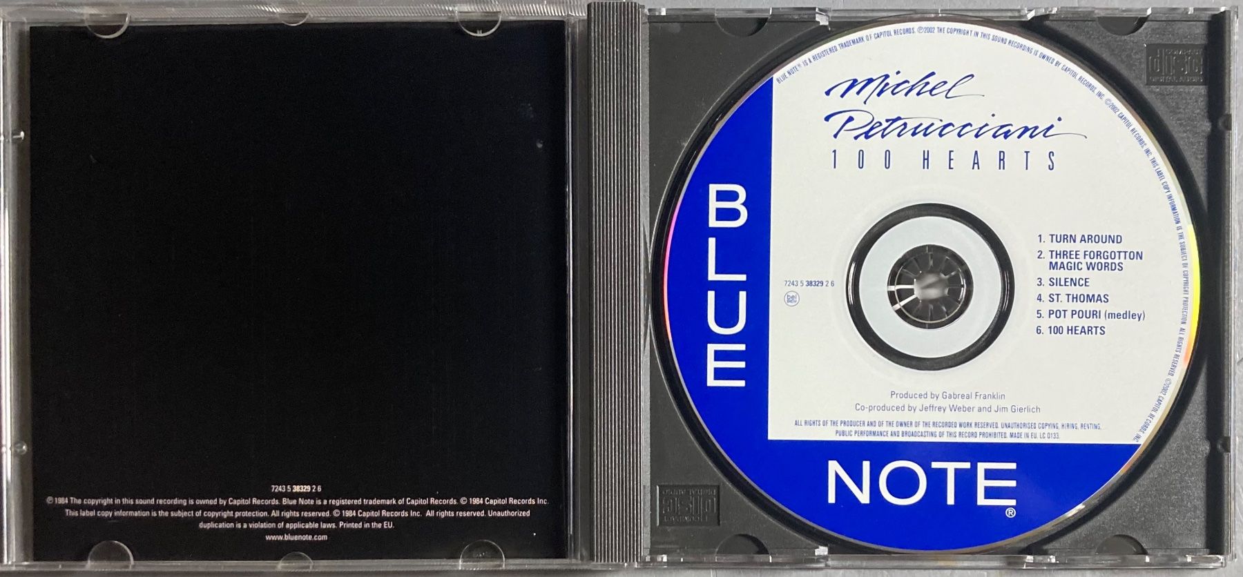 CDs: MICHEL PETRUCCIANI - 100 HEARTS – Gebraucht aus Poliez-Pittet von Newtown-Records 2
