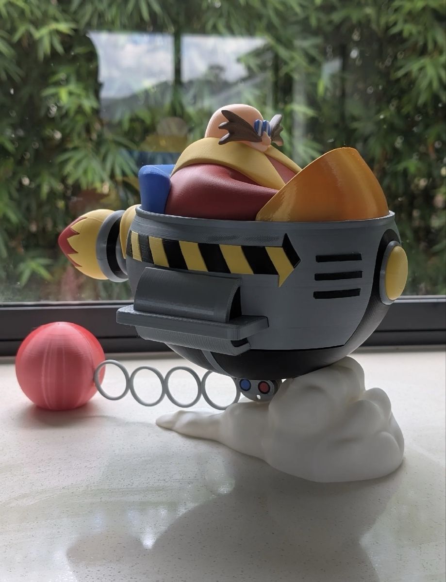 Statuette: Dr. Eggman Figur 3D Druck – Nuovo (secondo la descrizione) da Embrach venduto da Niko_357 3