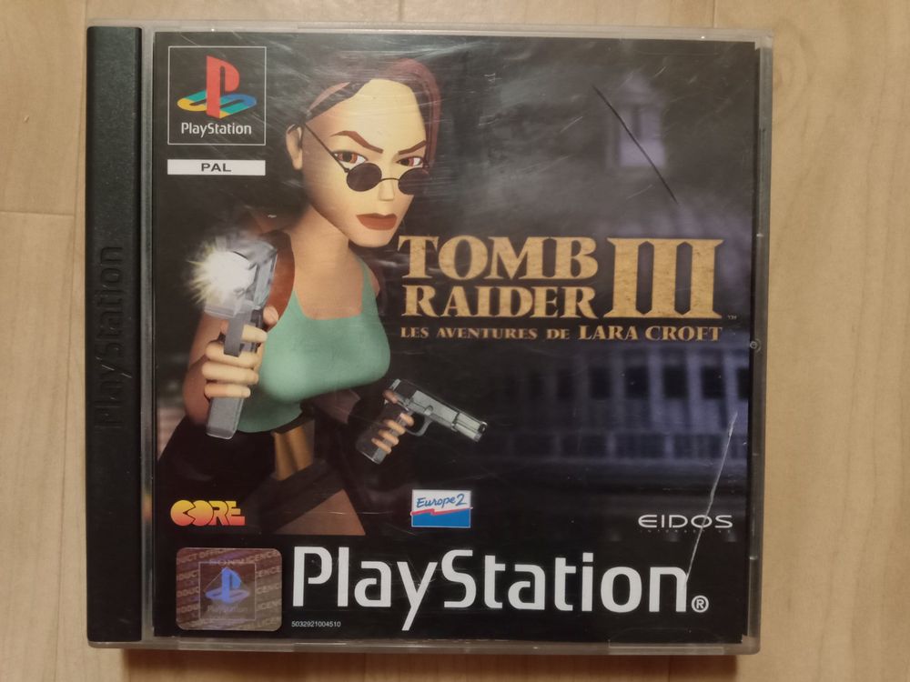 Tomb Raider 3 - PlayStation 1 / PS1 - Version Française Complète, En Très Bon état