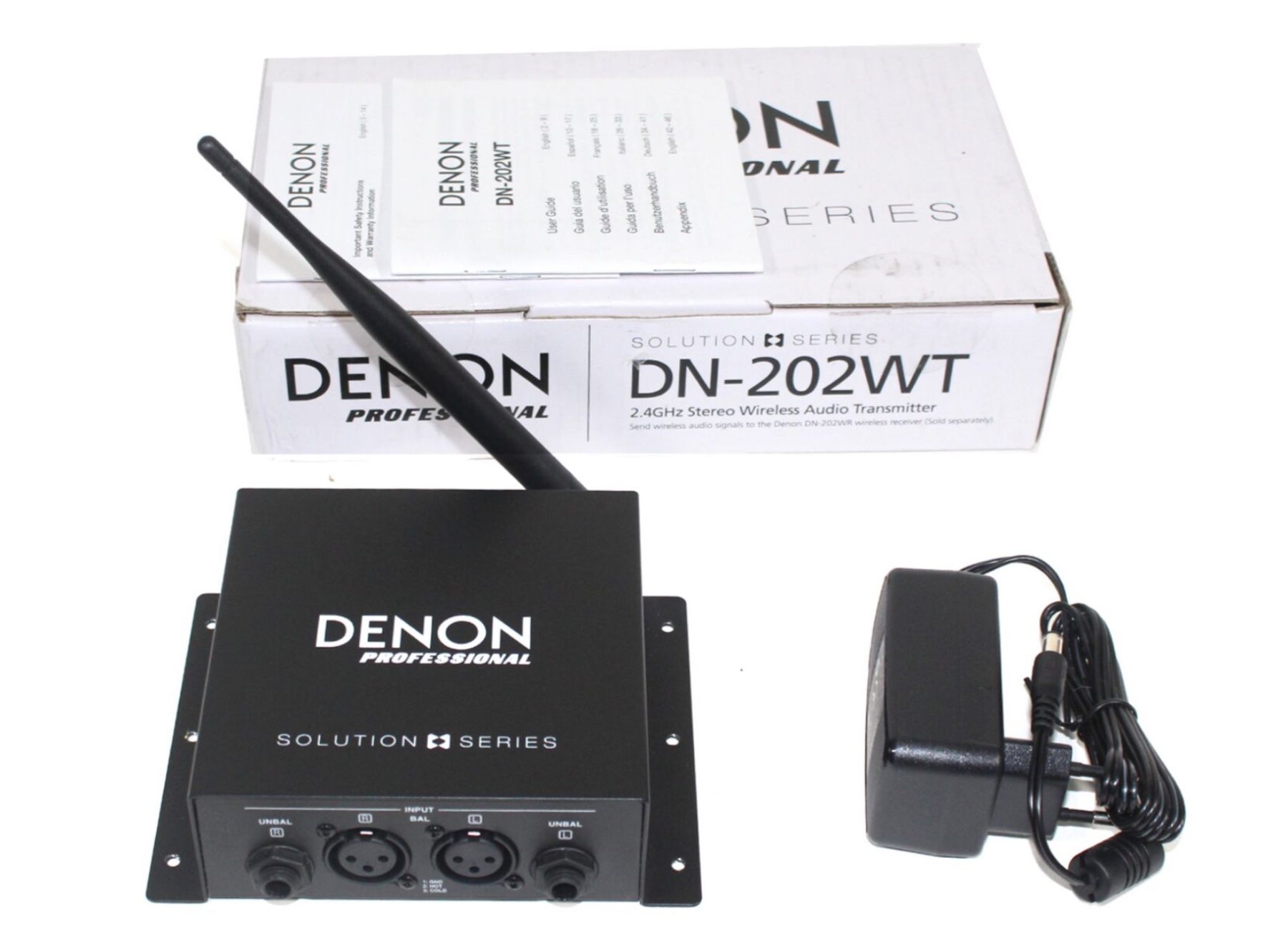 Denon Equalizzatori: Denon DN-202WT + DN-202RT Wireless Audio Transmission Set – Nuovo e nell'imballaggio originale da Wirzweli venduto da Kreonides 1