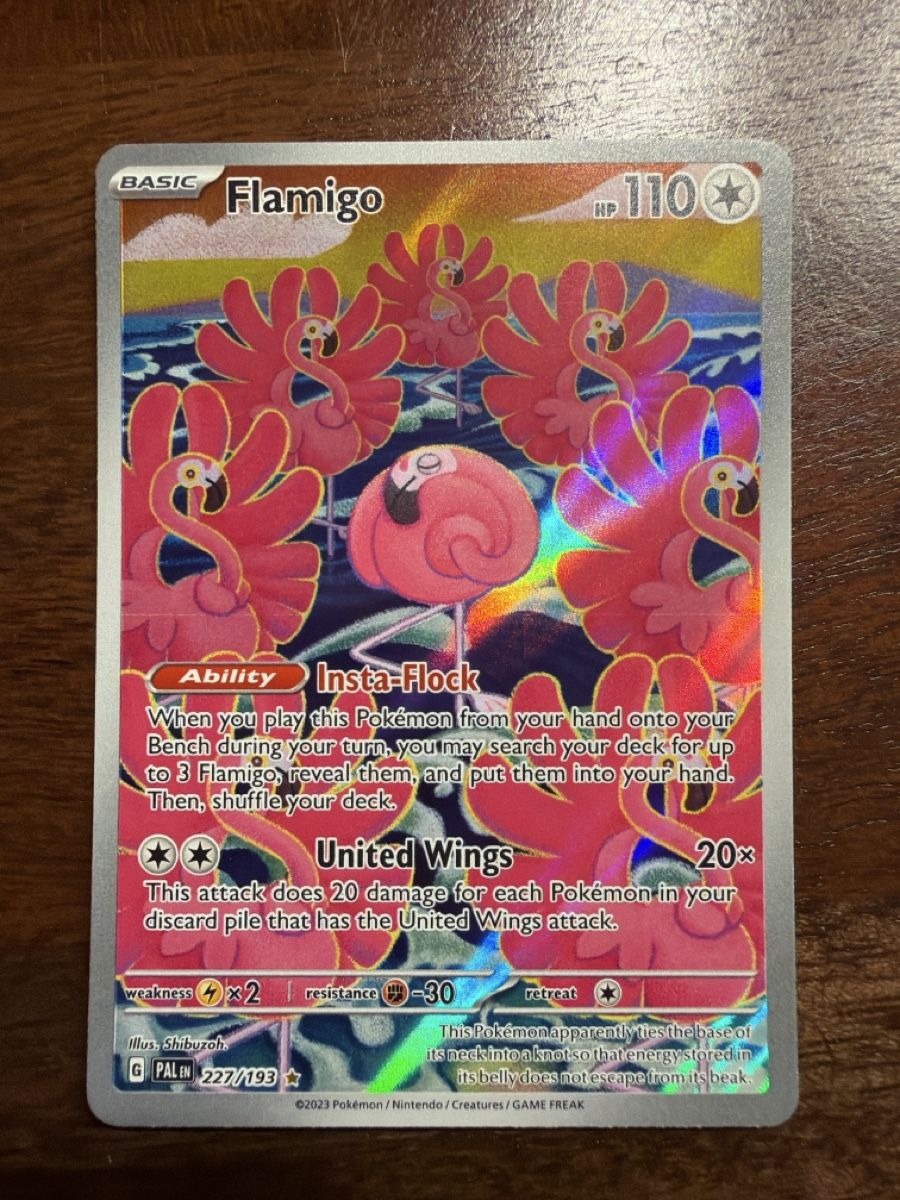 Pokémon Carte collezionabili: Flamigo (PAL 227) – Nuovo (secondo la descrizione) da Emmenbrücke venduto da Pack_Ripper