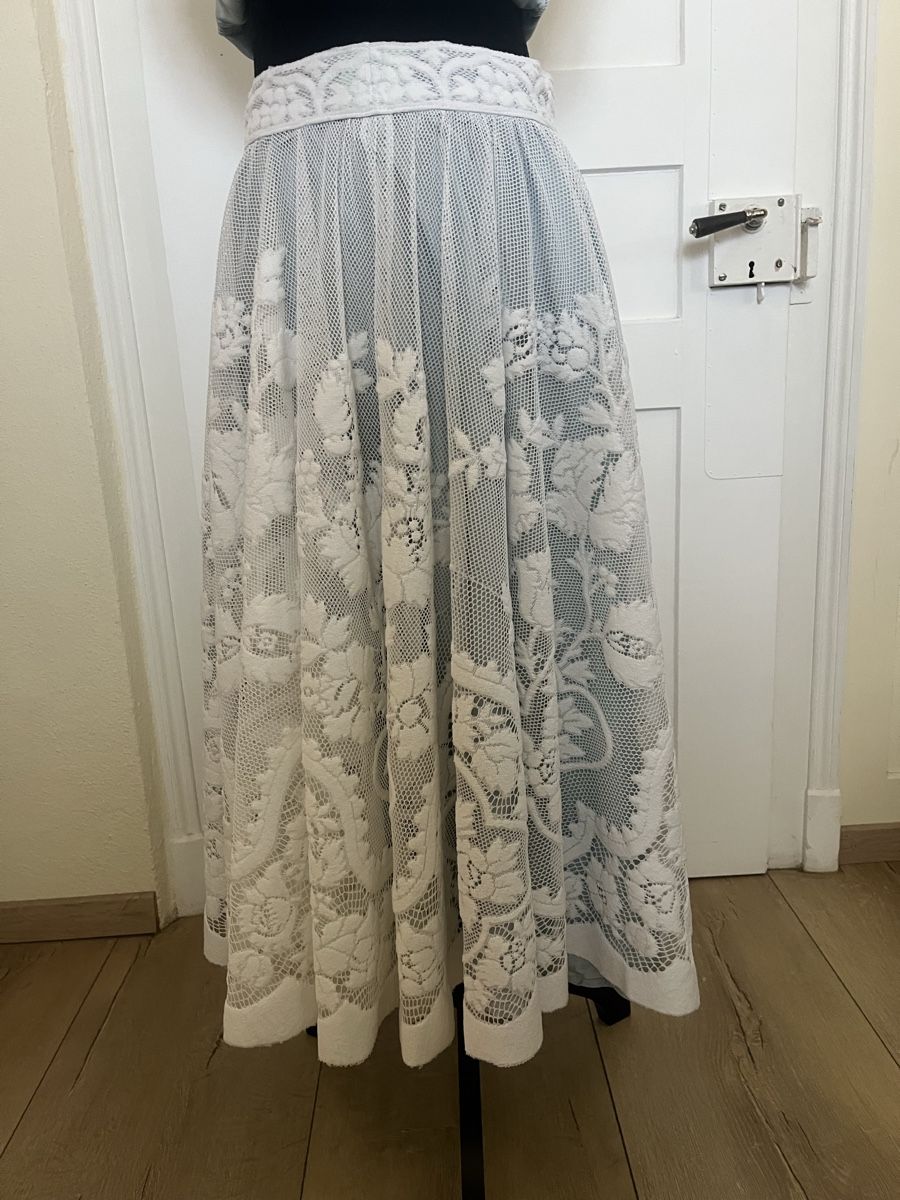 Robes: Spitzenkleid weiss/hellblau Gr. S/M – D'occasion à Koelliken par Bella-Rosa_60 2