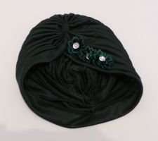 Kopftuch/Turban dunkelgrün