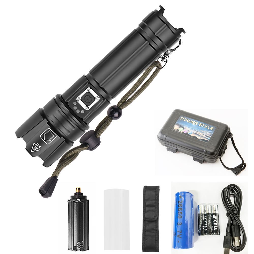 Lampade: Taschenlampe LED Extrem Hell 1500Lumen – Nuovo (secondo la descrizione) da Thun venduto da Laoye 1