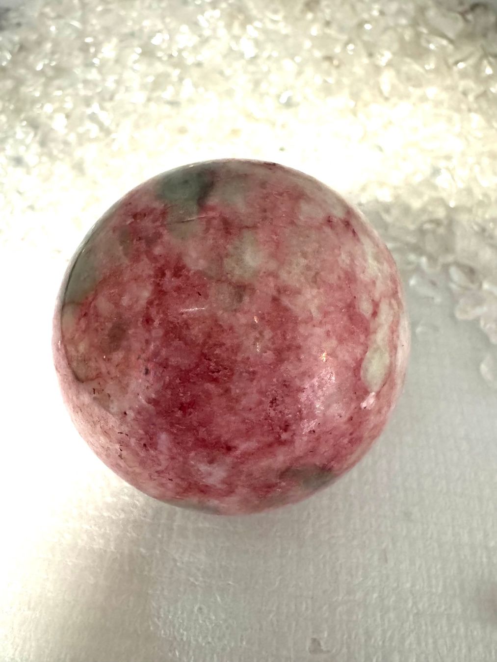 Edelsteine: Kugel Zoisit-rosa – Neu (gemäss Beschreibung) aus Biberist von Steine 2